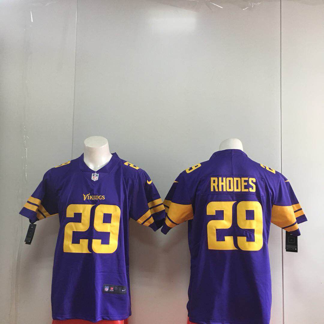 Men Minnesota Vikings 29 Rhodes Purple Nike Vapor Untouchable Limited NFL Jerseys